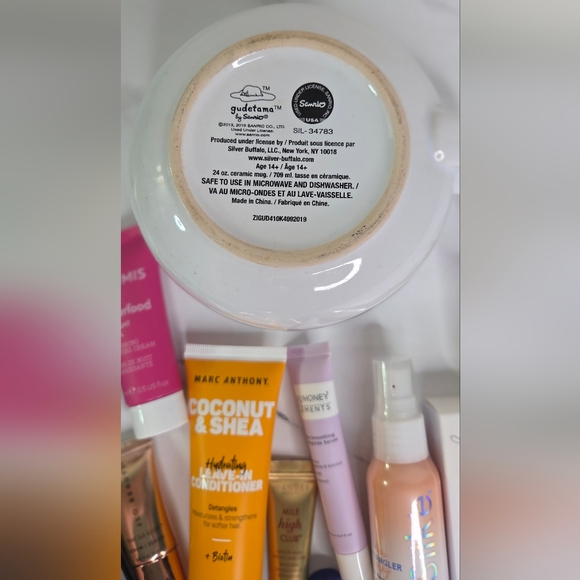 Assorted Ipsy Products In An Oversized Gudetama Mug - Sample Sizes - New - Picture 15 of 15